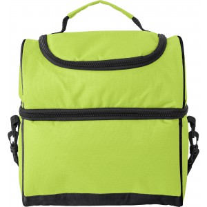 Polyester (600D) cooler bag, Lime (Cooler bags)
