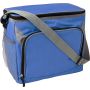 Polyester (600D) rectangular cooler bag, cobalt blue