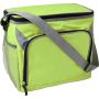 Polyester (600D) rectangular cooler bag, lime
