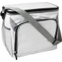 Polyester (600D) rectangular cooler bag, white