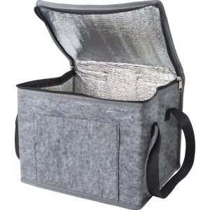 RPET felt cooler bag Mason, grey (Cooler bags)