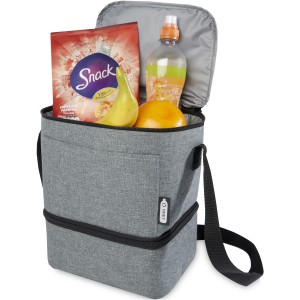 Tundra 9-can RPET lunch cooler bag, Heather grey (Cooler bags)
