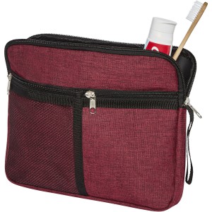 Hoss toiletry pouch, Heather dark red (Cosmetic bags)