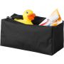 Passage toiletry bag with main compartment, solid black