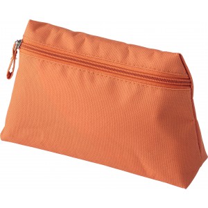 Polyester (600D) toilet bag Bonnie, orange (Cosmetic bags)