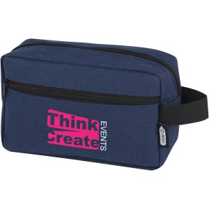 Ross GRS RPET toiletry bag 1.5L, Heather navy (Cosmetic bags)