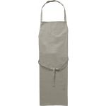 Cotton (180 gr/m2) apron Misty, grey (7600-03CD)