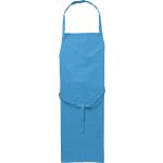 Cotton (180 gr/m2) apron Misty, light blue (7600-18)