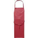 Cotton (180 gr/m2) apron Misty, red (7600-08)