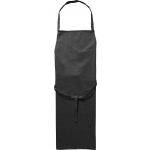 Cotton (180g/m2) apron, black (7600-01CD)