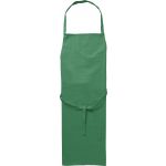 Cotton (180g/m2) apron, green (7600-04CD)