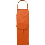 Cotton (180g/m2) apron, orange (7600-07)
