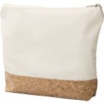 Cotton (220 gr/m2) cosmetic bag Teagan, khaki (1015126-13)
