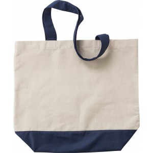 Cotton (280 g/m2) shopping bag Cole, blue (Shopping bags)