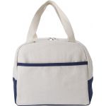 Cotton (280 gr/m2) cooler bag Alex, navy/natural (967401-313)