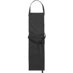 Cotton and polyester (240 gr/m2) apron Luke, black (7635-01CD)