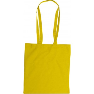 Cotton (110 gr/m2) bag Amanda, yellow (cotton bag)