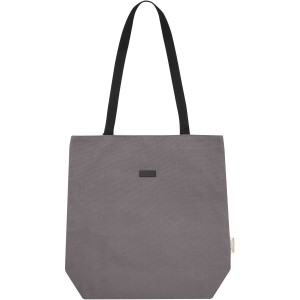 Joey GRS recycled canvas versatile tote bag 14L, Grey (cotton bag)