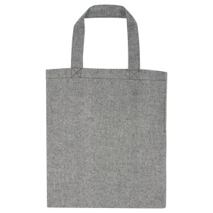 Pheebs 150 g/m2 recycled tote bag, Heather black (cotton bag)