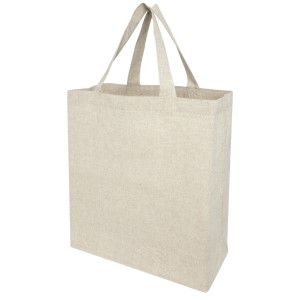 Pheebs 150 g/m2 recycled tote bag, Heather natural (cotton bag)