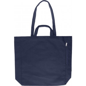 Recycled cotton shopping bag Bennett, blue (cotton bag)