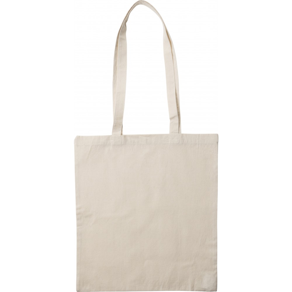 Printed Cotton carry/shopping bag, khaki (Shopping bags)