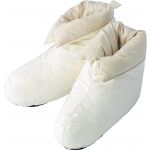 Cotton, house shoes, duck feather and down filling, khaki (5468-13M)