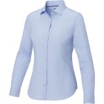 Cuprite long sleeve women's  organic shirt, Light blue (3752550)