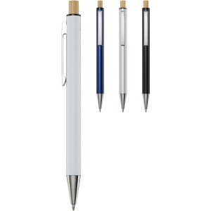 Cyrus recycled aluminium ballpoint pen, Silver (Metallic pen)