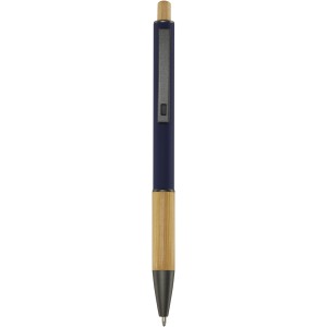 Darius recycled aluminium ballpoint pen, Navy (Metallic pen)