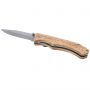 Dave pocket knife with belt clip, Wood