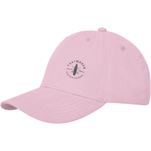 Davis 6 panel cap, Light pink (Hats)