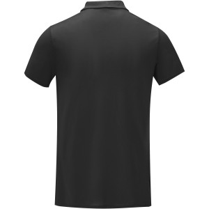 Deimos short sleeve men's cool fit polo, Solid black (Polo short, mixed fiber, synthetic)