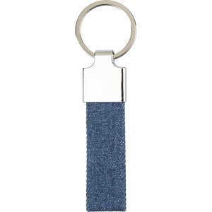 Denim keychain Enzi, blue