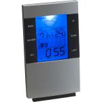 Desk or wall weather station, silver (4789-32)