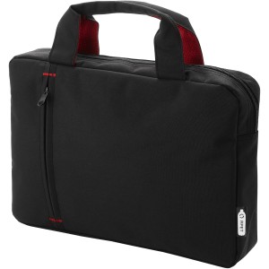 Detroit RPET conference bag, Red, Solid black (Laptop & Conference bags)