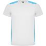 Detroit short sleeve kids sports t-shirt, White, Turquois