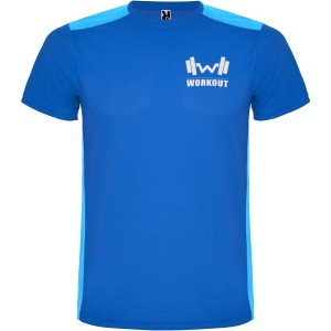 Detroit short sleeve unisex sports t-shirt, Royal blue (T-shirt, mixed fiber, synthetic)