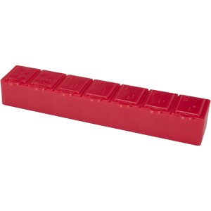 Dose 7-day multi-vitamin organiser, Red