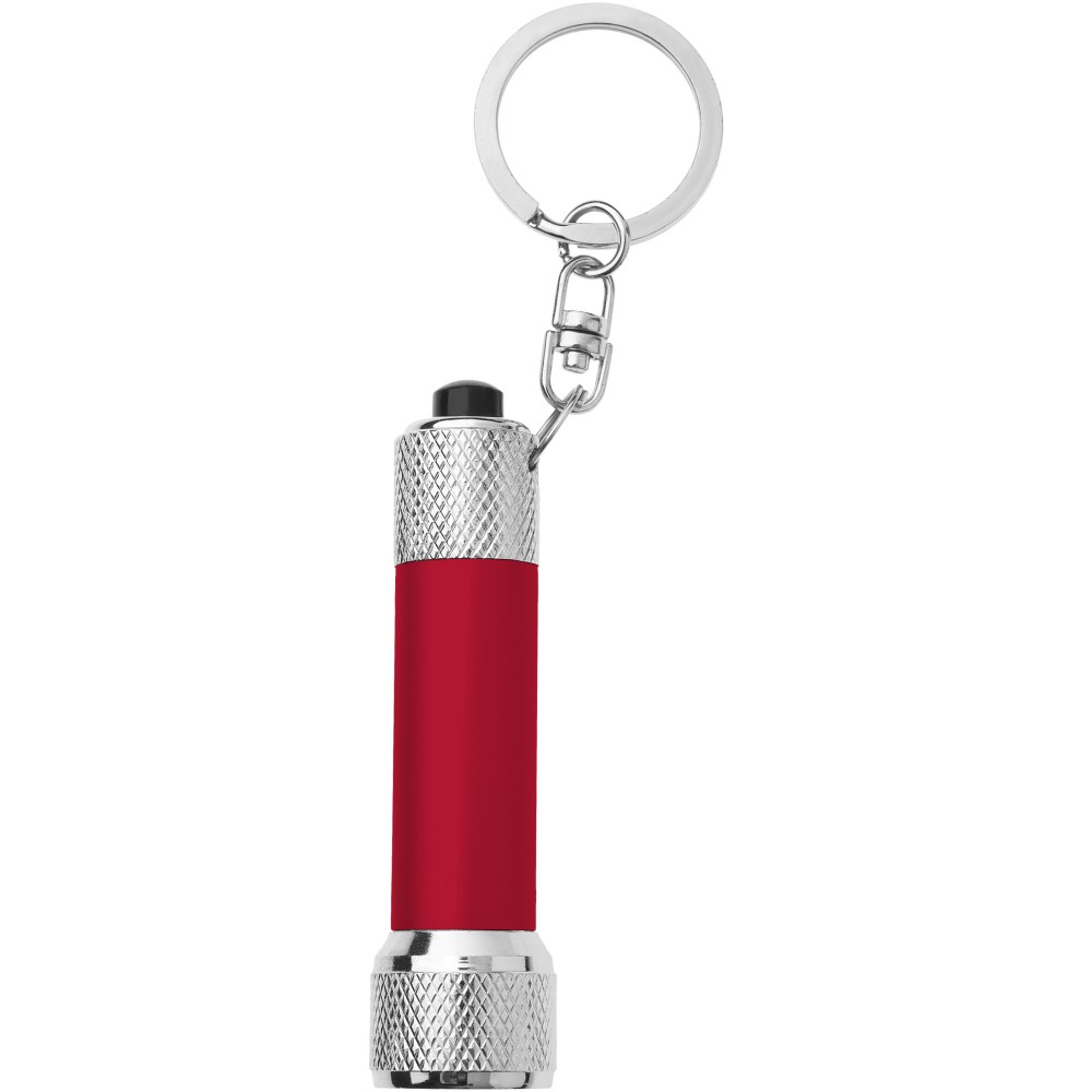 Printed Draco LED keychain light, Red,Silver (Keychains)
