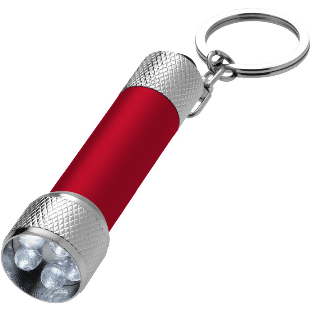 Printed Draco LED keychain light, Red,Silver (Keychains)