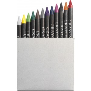 Cardboard box with crayons Paulina, custom/multicolor (Drawing set)