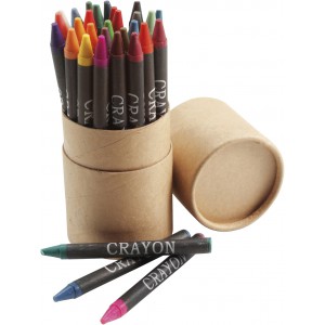 Cardboard tube with crayons Gabrielle, custom/multicolor (Drawing set)