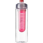 Drinking bottle (650 ml) with fruit infuser, red (7307-08)