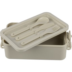 PP two-layer lunchbox Siena, beige