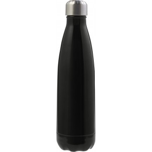 Stainless steel double walled flask Lombok, black