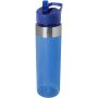 Dylan 650 ml Tritan water bottle with flip spout lid, Blue