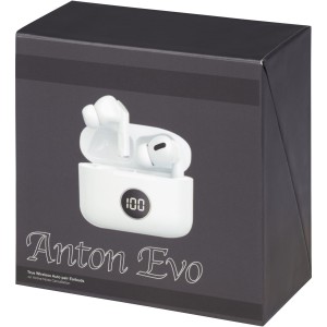 Anton Evo ANC earbuds, White (Earphones, headphones)
