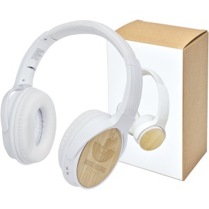 Athos bamboo Bluetooth headphones with microphone, Beige (Earphones, headphones)