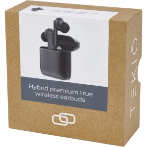 Hybrid premium True Wireless earbuds, Solid black (Earphones, headphones)